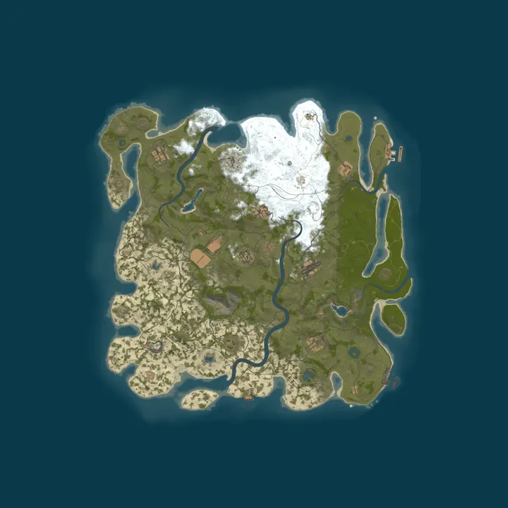 Map of ADRENALIN Rust RU 2X [ лутай СКИНЫ ]Loot+