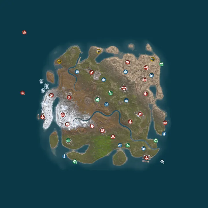 Map of Magic Rust #9 — Vanilla 2x | EU East | Pyccкий
