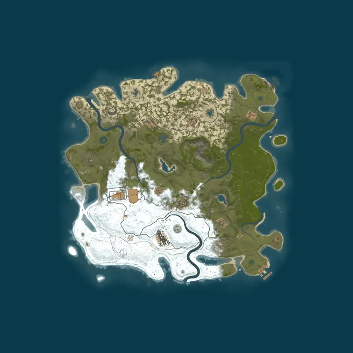 Map of ALTAI RUST | X2 | Kit | Skin | Duel |