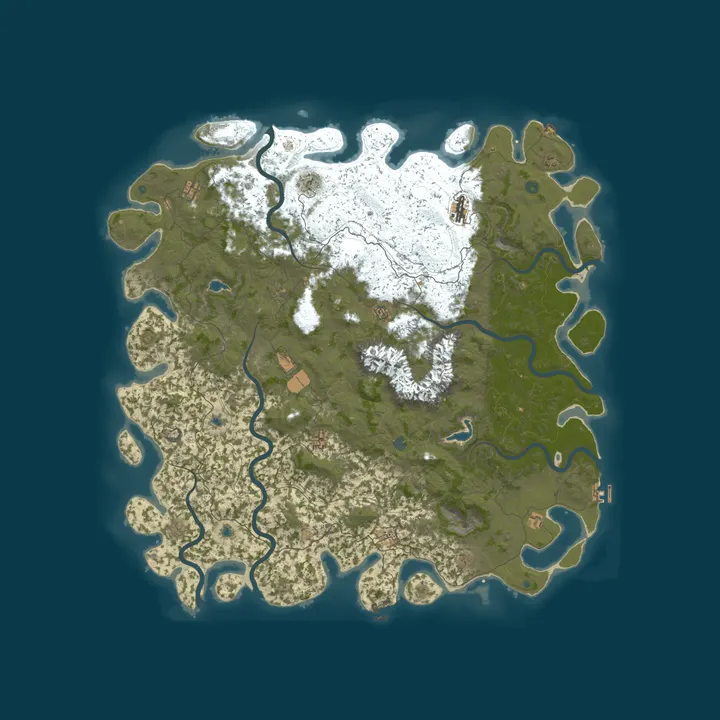 Map of Brit Graft Rust Server [PVE]