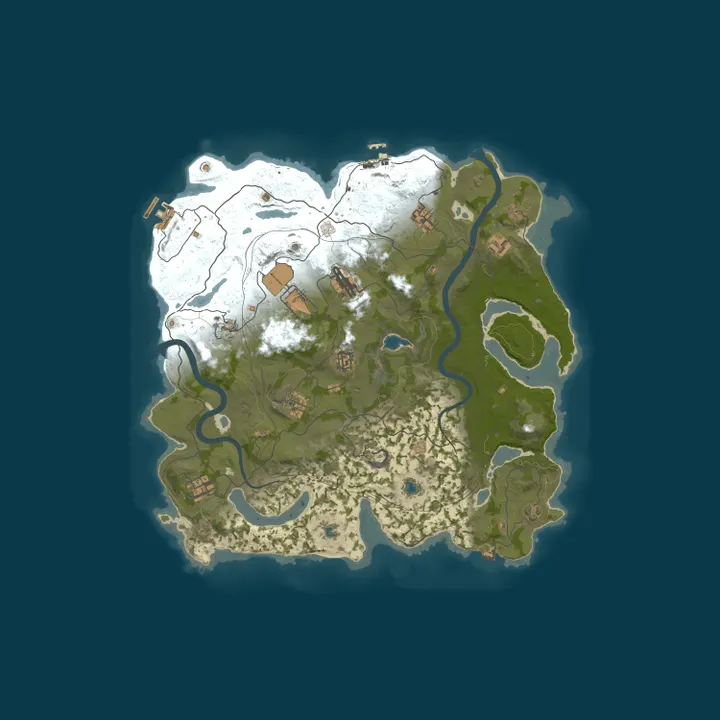 Map of BRUTAL RUST | CREATIVE | ONLY VIPS