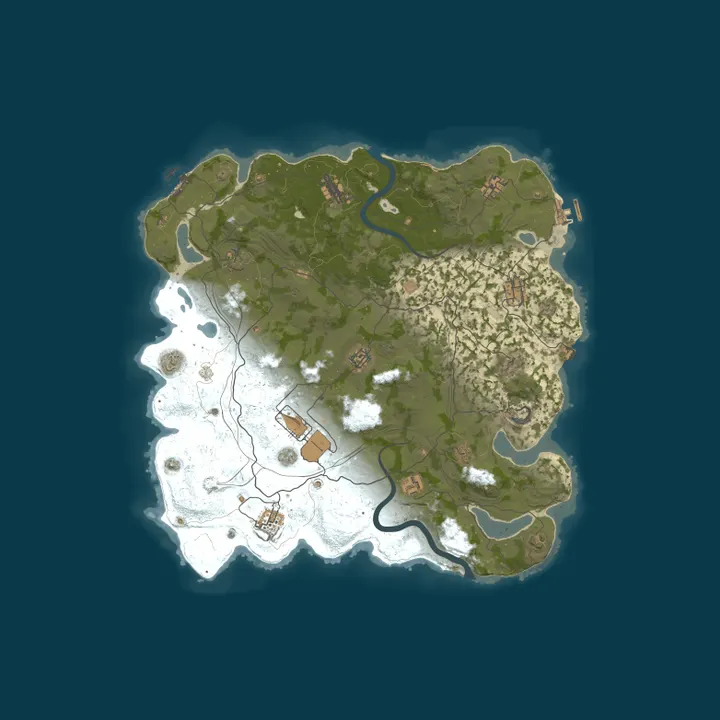Map of WARBANDITS.GG EU 3X |Solo/Duo/Trio/Quad|LootX3| JUST WIPED