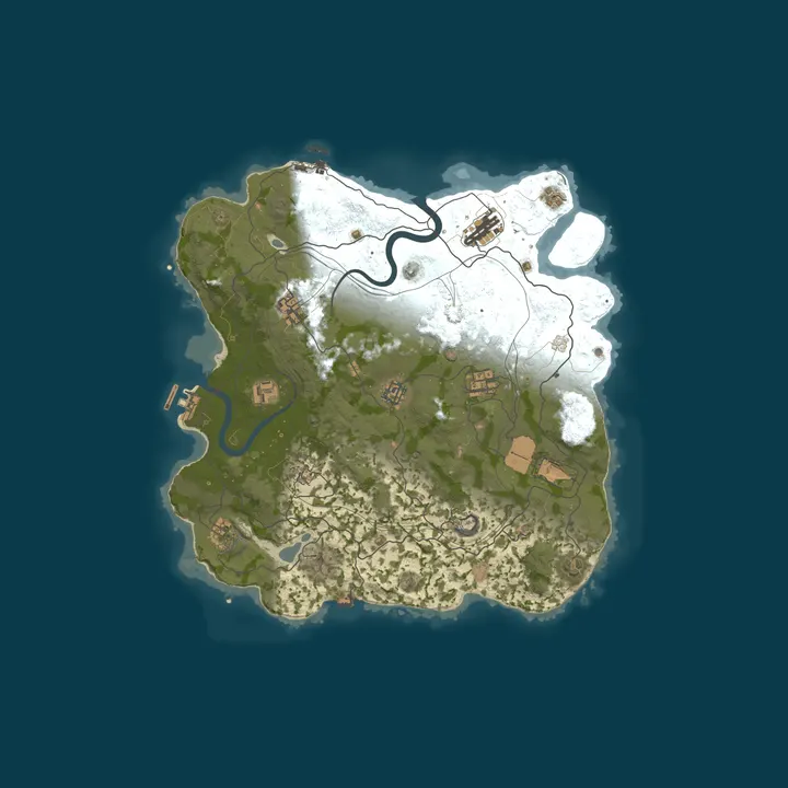 Map of WARBANDITS.GG EU 3X |Solo/Duo/Trio/Quad/Max6|LootX3|Clans| JUST