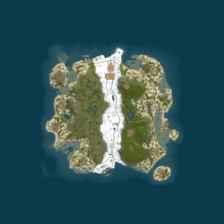 Map of Art of Rust - Official dedicated art server