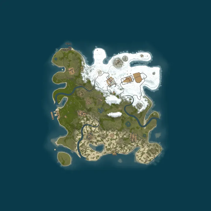 Map of Rusty Chuds Low Pop Monthly | Noob Friendly