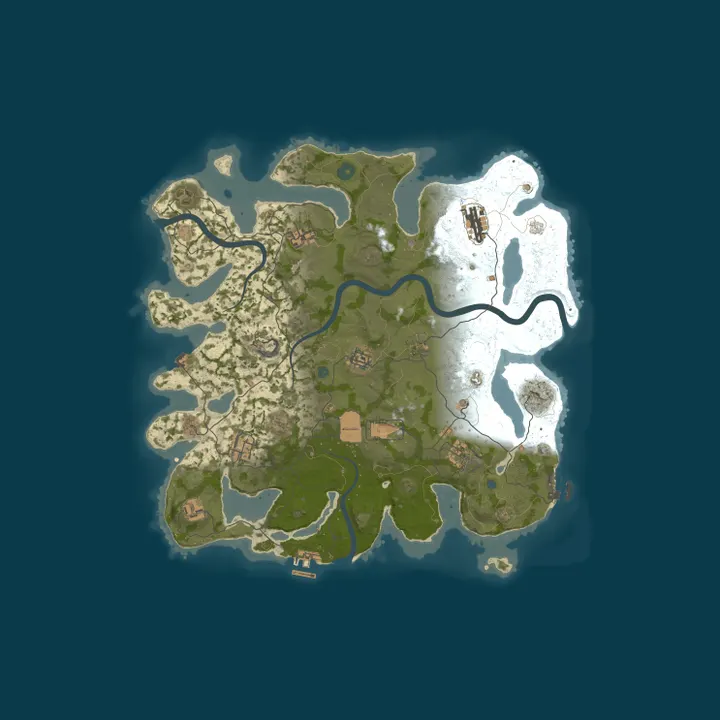 Map of [US] TetherRust.com 5X | Shared BPs [Loot++|Shop|MyMini] MAX 5