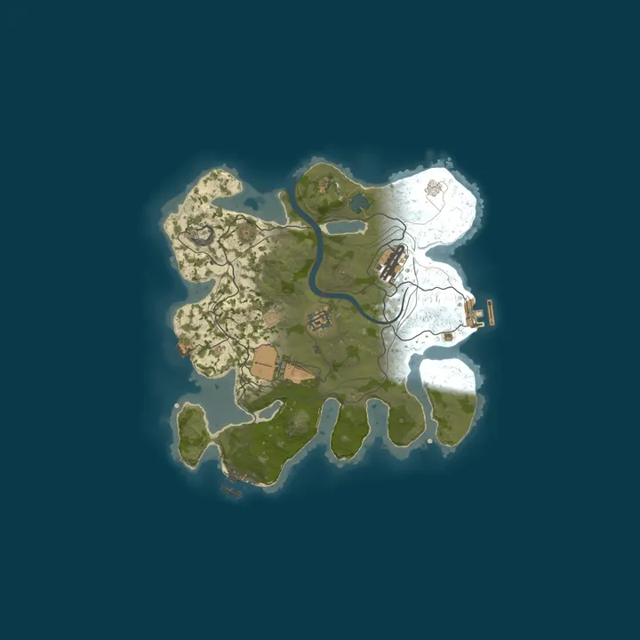 Map of RUSTICITY BATTLEFIELD 1000X|LOADOUTS|TP|KITS|PVP