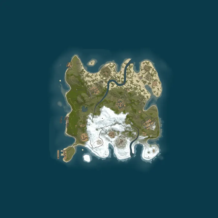 Map of [DE] Am AusRUSTen 3x PVE/PVP Zonen - Anfaengerfreundlich
