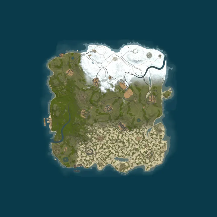 Map of RustVikings | Solo/Duo | Saturdays | FULLWIPE 03/10 17:00CEST