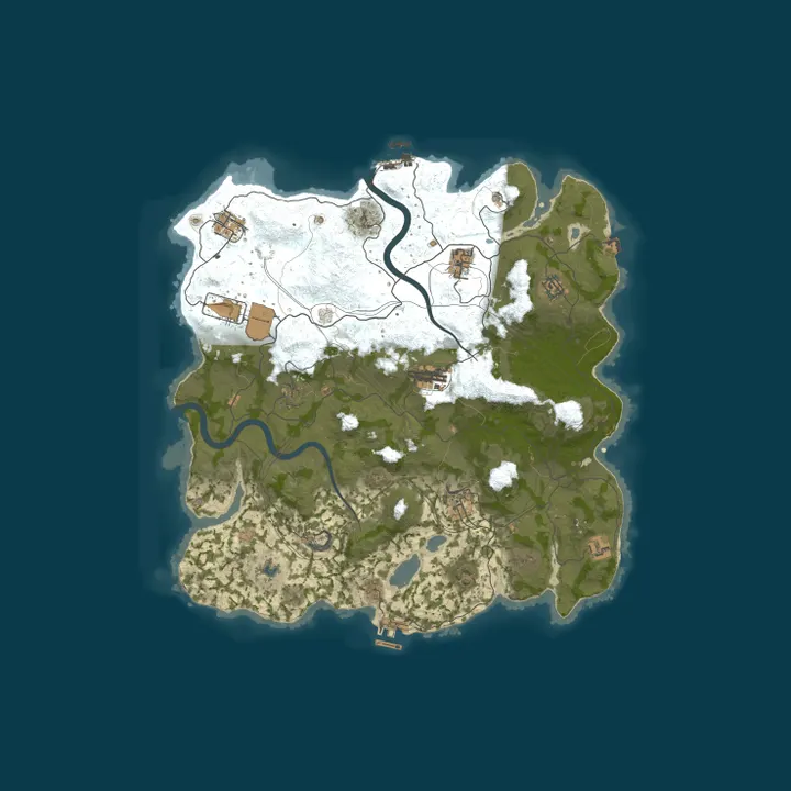 Map of Survivors.gg #7 [ 2x Vanilla ] WIPED 07.10