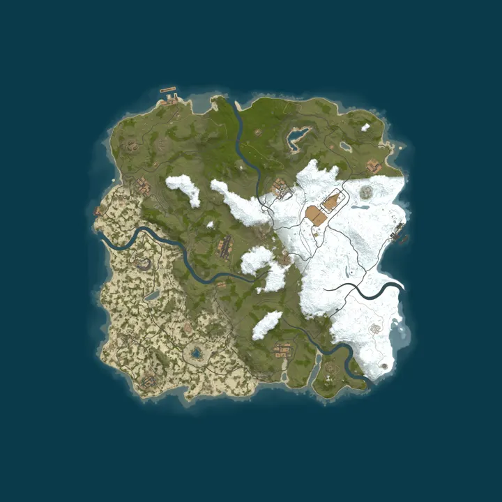 Map of Survivors.gg Main [ 2x Vanilla ] WIPED 09.10