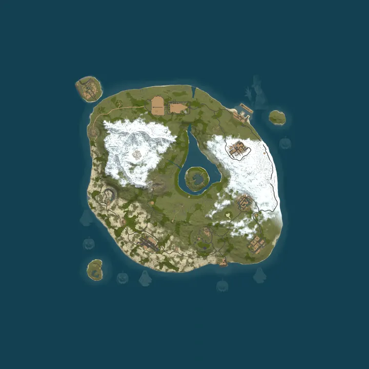 Map of WELCOME TO RUST FARMLIFE|Gather-X2|Stack-X20|