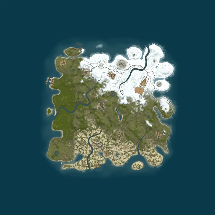 Map of 666 RUST 2Х|ДЛЯ НОВИЧКОВ|МОСКОВСКИЙ 03.10