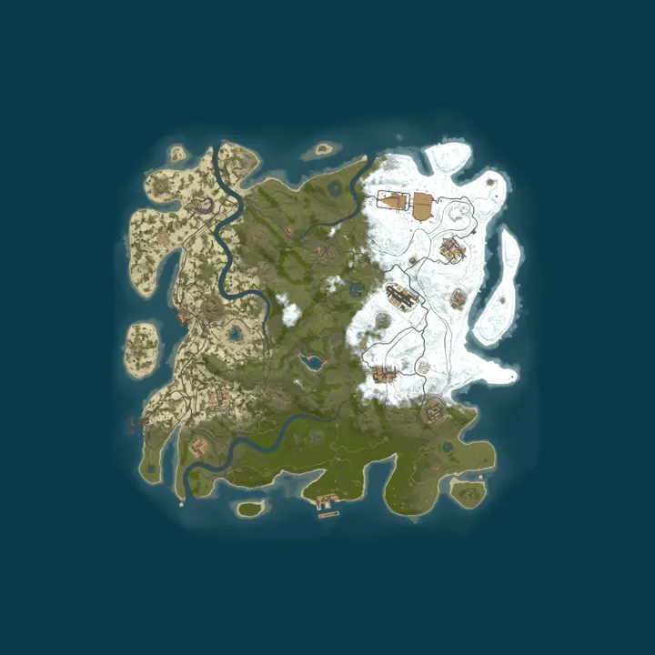 Map of 777 RUST /ДЛЯ НОВИЧКОВ /СИБИРСКИЙ 03.10