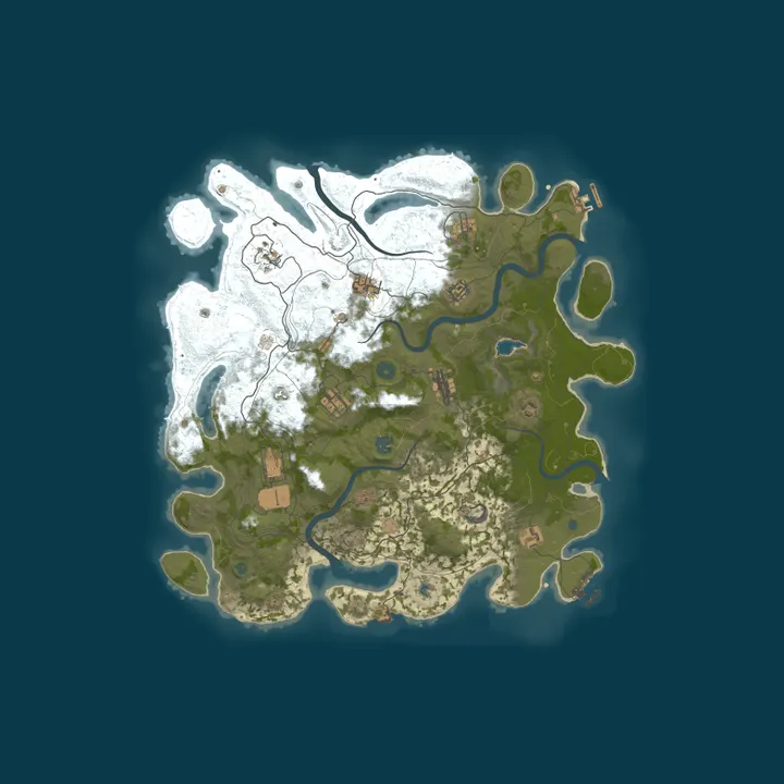 Map of 404 RUST SOLO/DUO/TRIO | ПТ | ДЛЯ НОВИЧКОВ 09.10