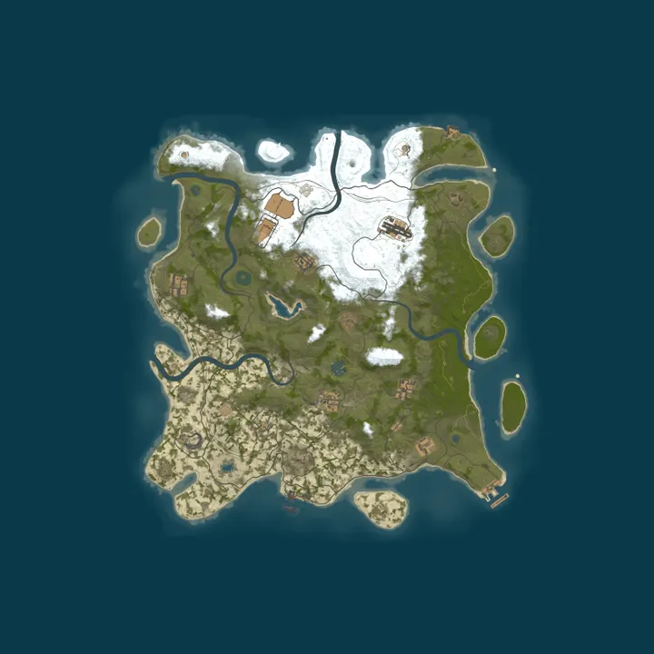 Map of 404 RUST SOLO/DUO/TRIO | СБ | ДЛЯ НОВИЧКОВ 03.10