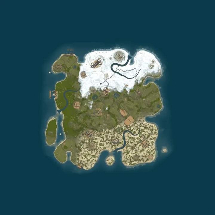 Map of № 3 ZERO ZONE 3 /x10/PVE-PVP/InstaCraft/02.10 Wipe
