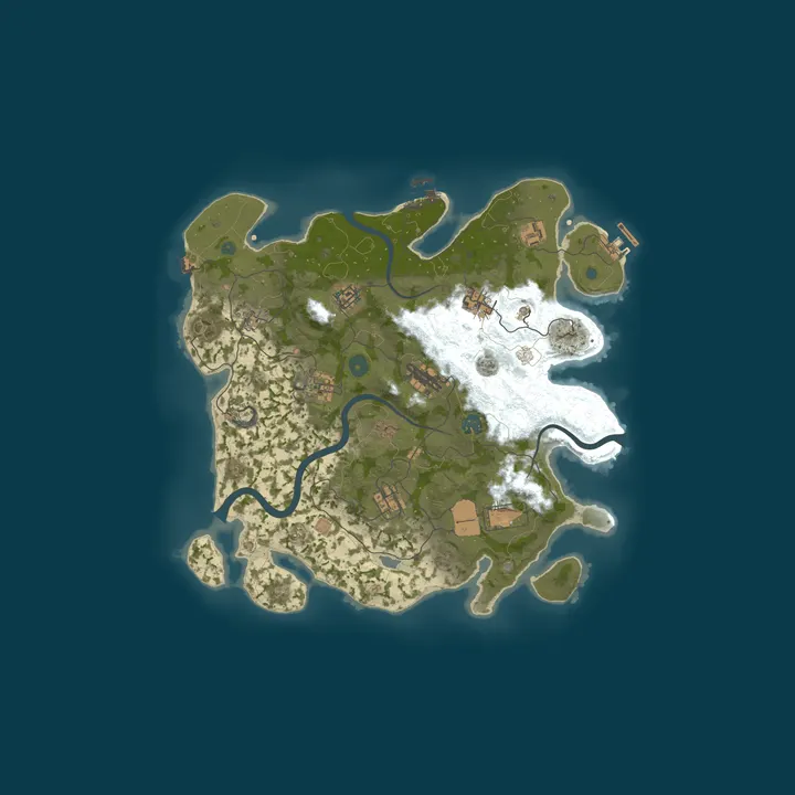 Map of № 7 ZERO ZONE 7 /x5/Kit/InstaCraft/NO limit/0210 Wipe