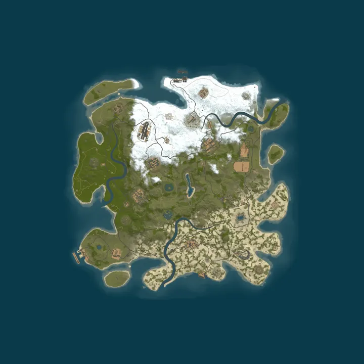 Map of Zombie PVE RUS