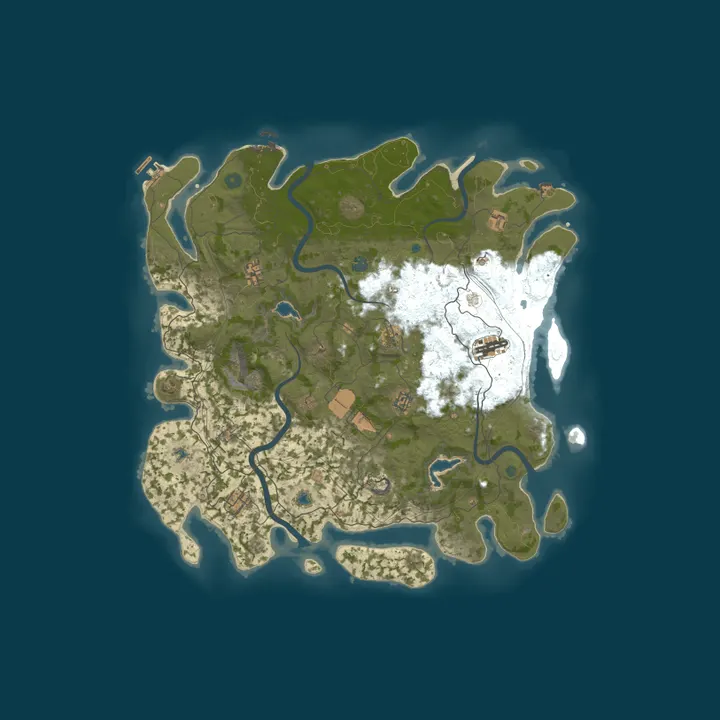 Map of О С Т Р О В / Vanilla