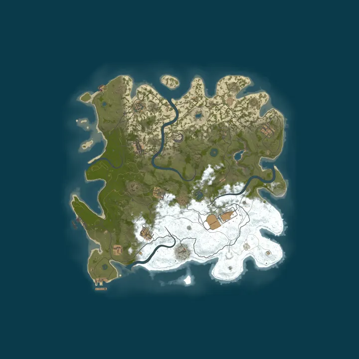 Map of #2 RUS-T PVE HARDCORE СТАЛКЕР [X0,5|EVENTs|BANK]