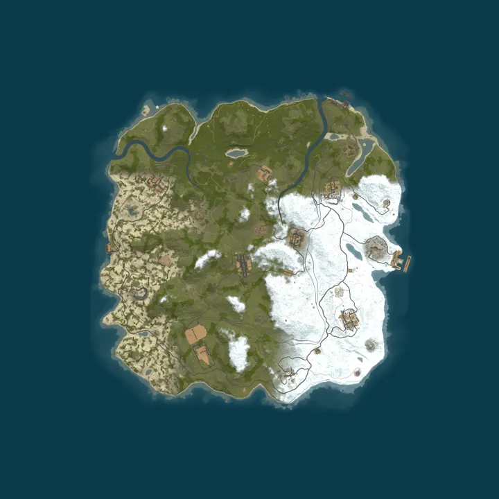 Map of EU RENEGADE 3x MONTHLY MAIN | Shop | 50% Upkeep | No BP Wipe |