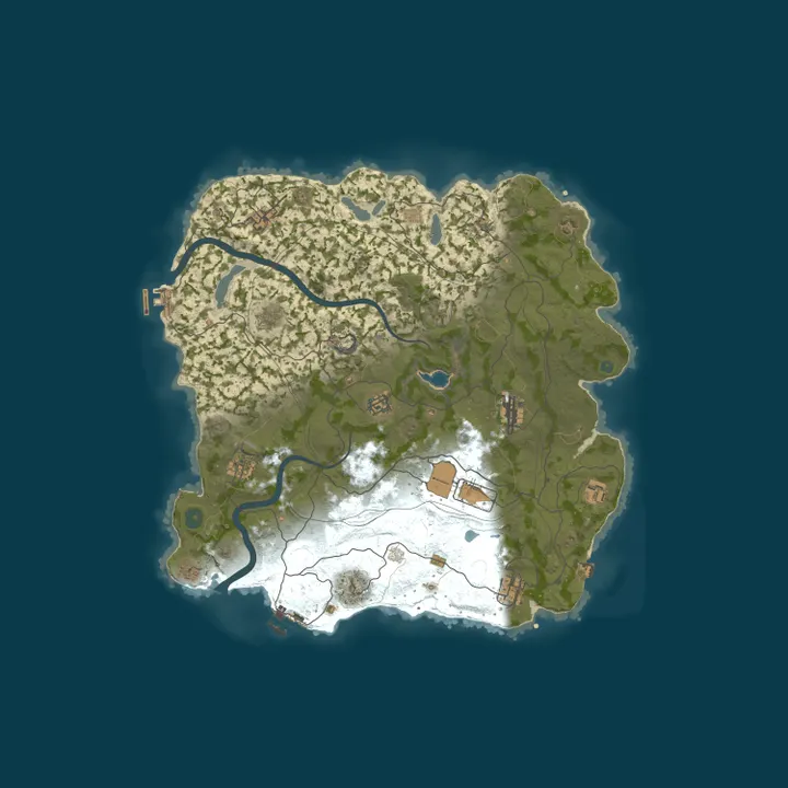 Map of [EU] TideRust - Solo/Duo/Trio/Quad | Monthly |No BP Wipes