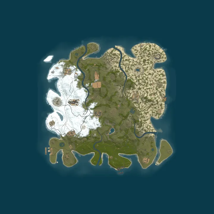 Map of 1AAC | EVOLVED | Bi-Weekly | Custom Economy • Markets • Rai
