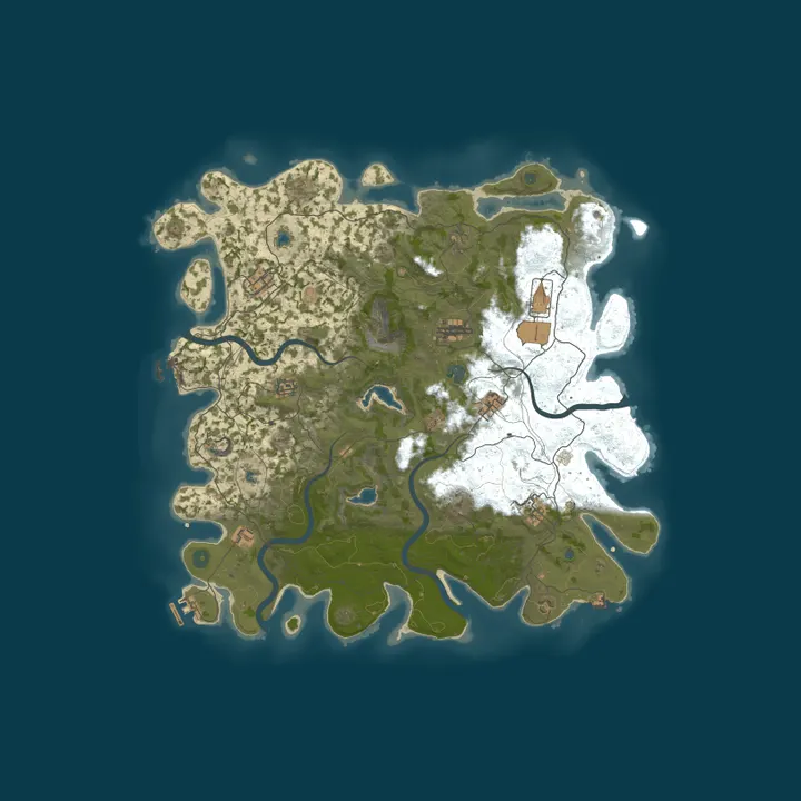 Map of RustGamingNation 10x PvE [Events|Purge|Zombies|SkillTree]