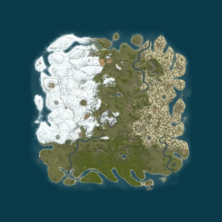 Map of A Rust Server
