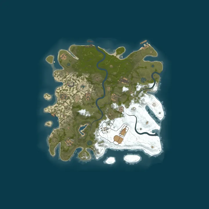 Map of Island of Dr Moreau | Map Wipe 10/10 | Solo/Duo/Trio
