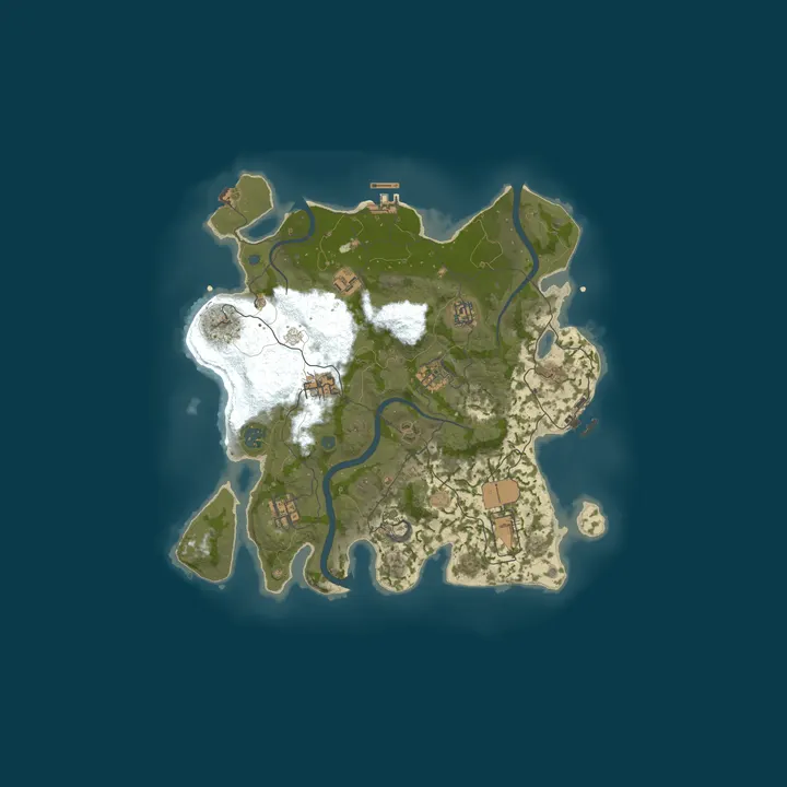 Map of [US] TheRustyOre 2x Vanilla Solo|Duo|Trio|Quad|US|WEEKLY|WIPED 