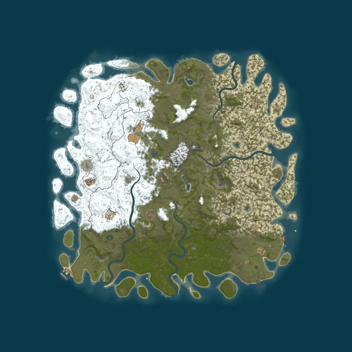 Map of Meow's Rust Server