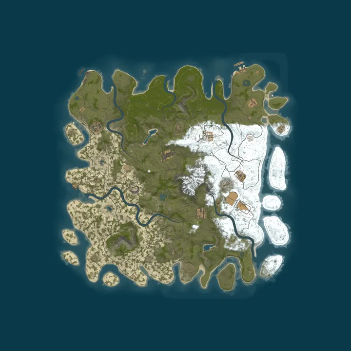 Map of 【祝祖国安康】PVE/原倍/突袭/萌新/死亡不掉落
