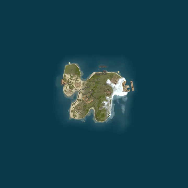 Map of A Shockbyte Rust Server