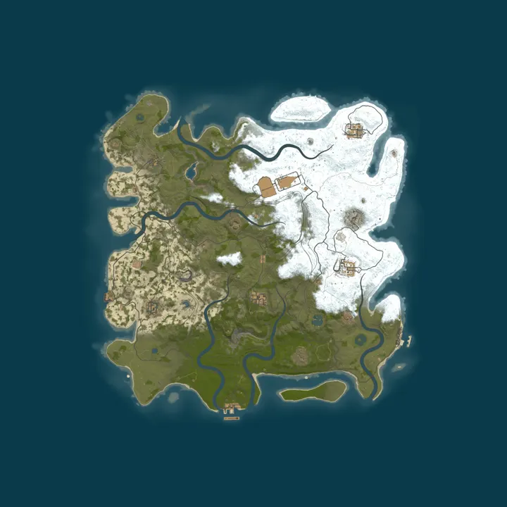 Map of Nayte's Rust Server