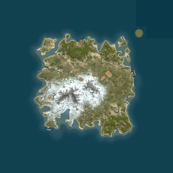 Map of RustShowdown 3x PvP |Solo/Duo |PurgeNights |Bounty hunting
