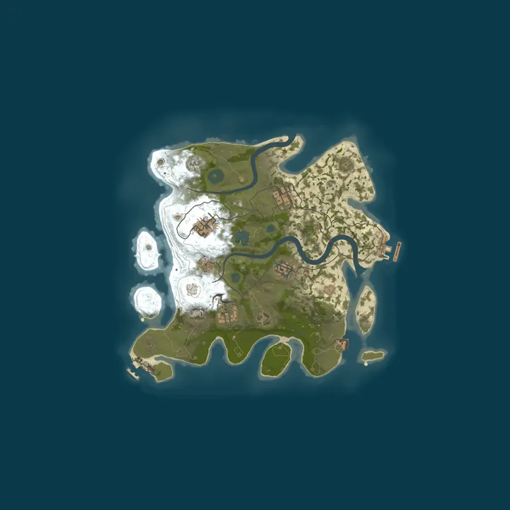 Map of TCKR Rust | Vanilla 100