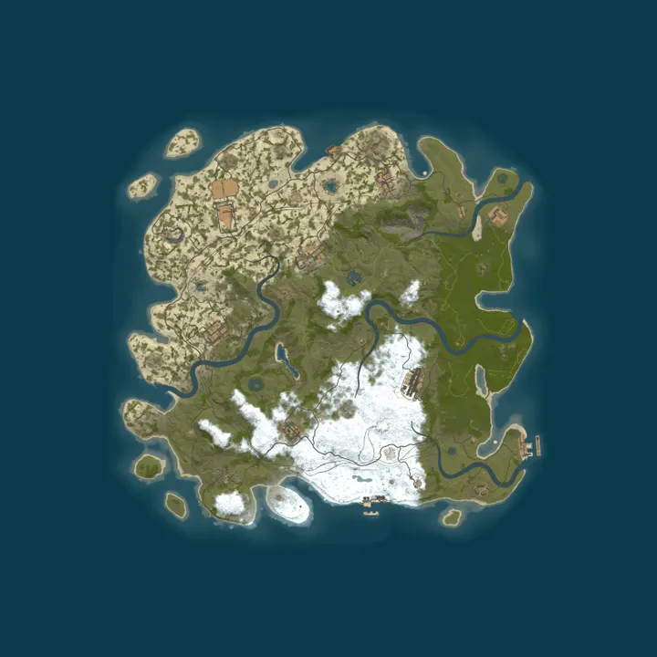 Map of STORMFORGED|PvE|2x|NO DEACY|RAID BASES|RAID BOATS