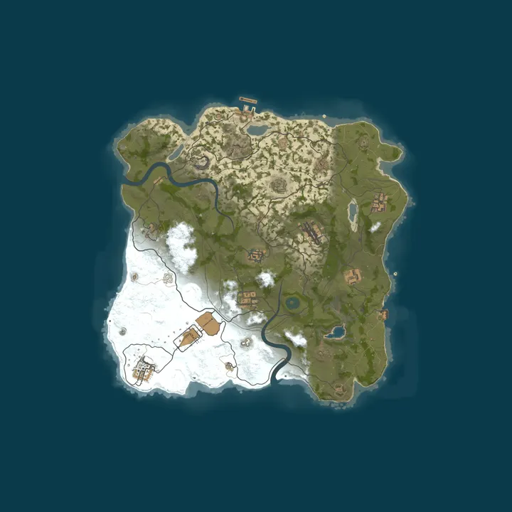 Map of WEREWOLF GAMING.CO 3x Solo/Duo/Trio/Quad/Max 5|Loot x3|WIPED