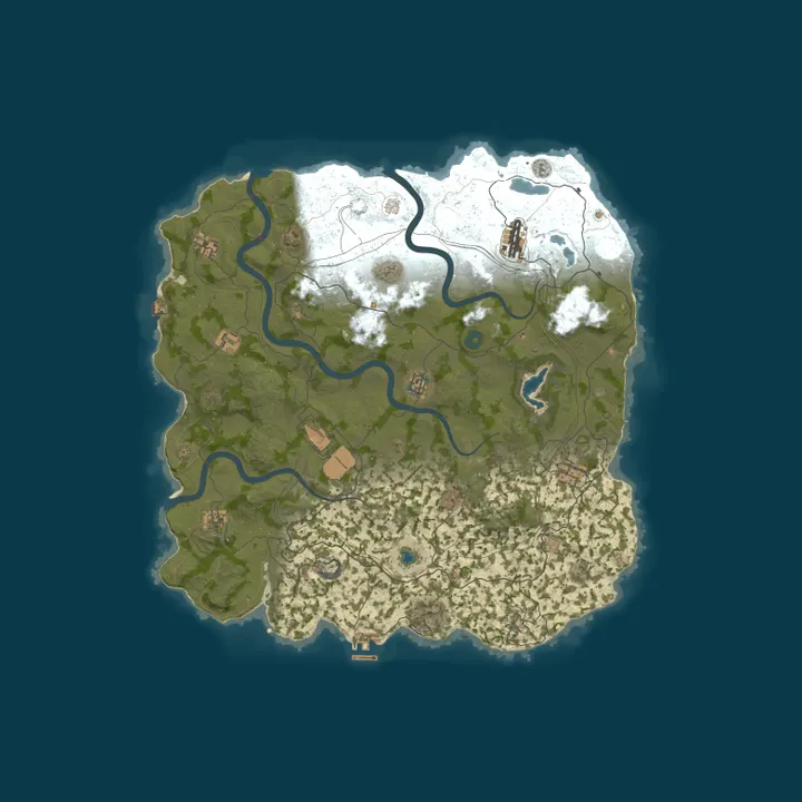 Map of WEREWOLF GAMING.CO 5x Solo/Duo/Trio LARGE|TP|Share BPs|Lootx5|