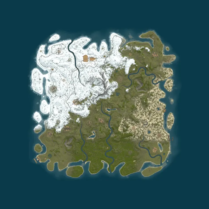 Map of My Rust Server