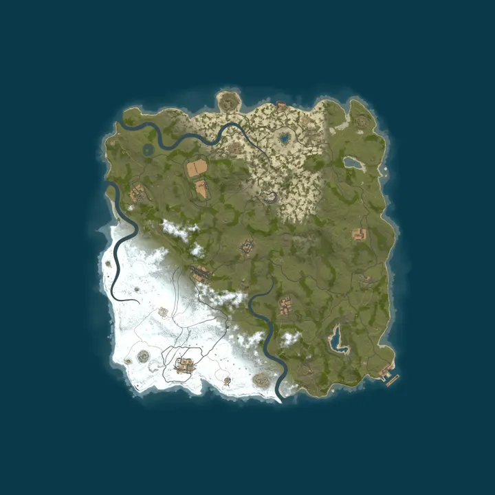 Map of WEREWOLF GAMING.CO 3x Solo/Duo/Trio LARGE|Lootx3|ShareBPs|WIPED