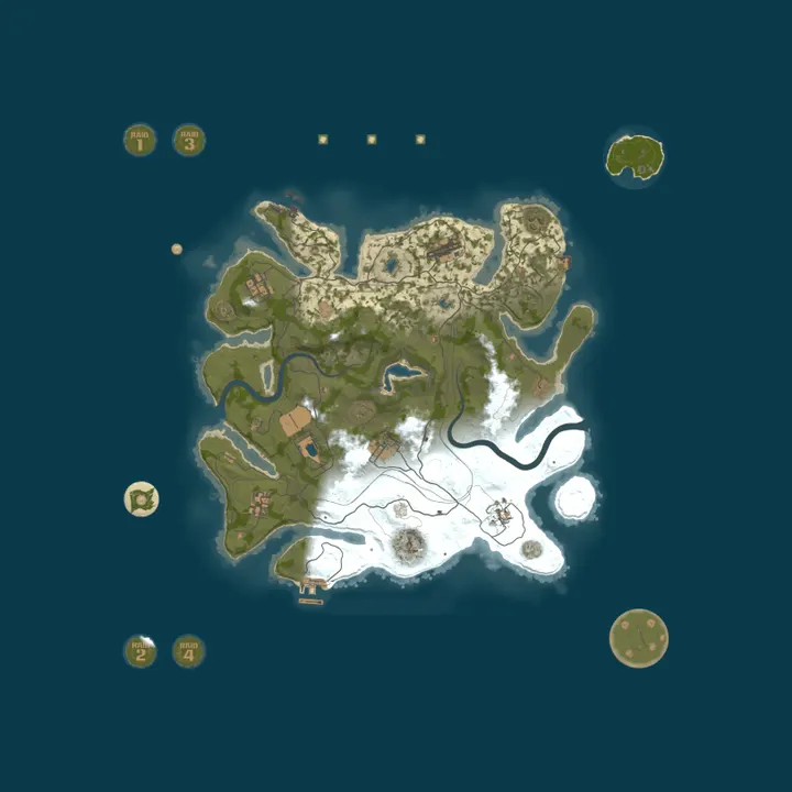 Map of RUSTALIA [LATAM] PVE | Wiped: 9d 1h