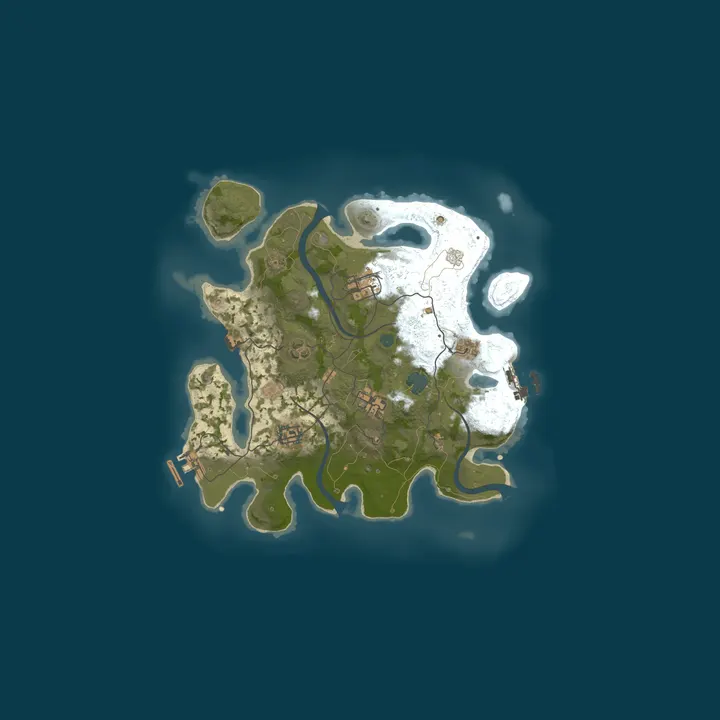 Map of EnderCraftLabs Rust Server