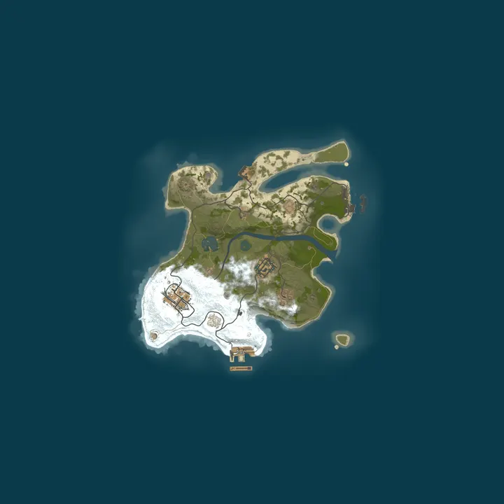 Map of Rust Server