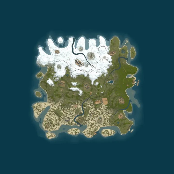 Map of OUTPOST 2x Monthly |Solo/Duo| Just Wiped #2