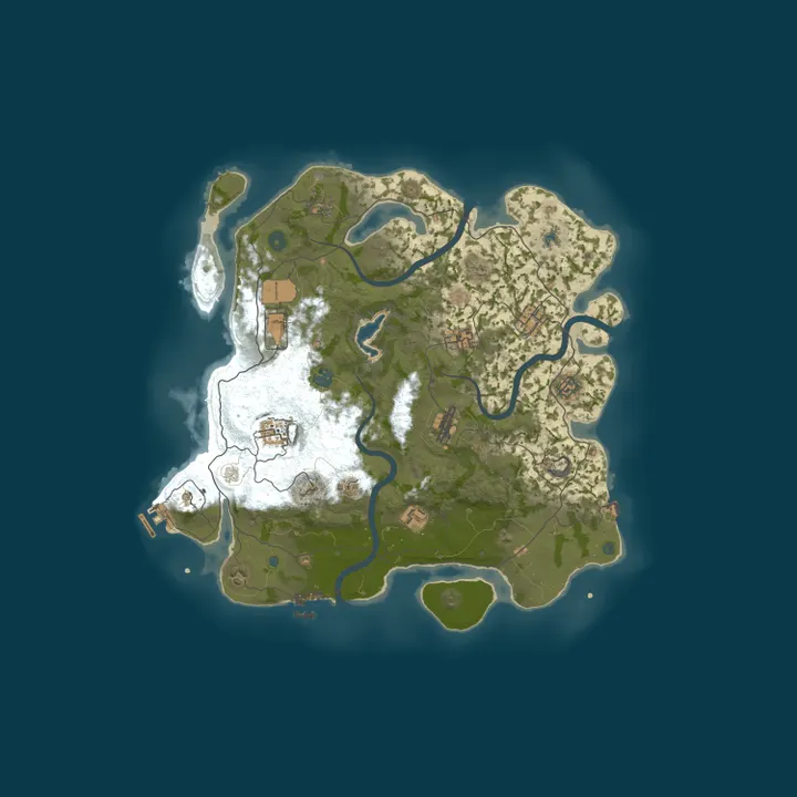 Map of Aura-Rust x10-x20 | Clans | Loot+ | Nolimit | Kits |