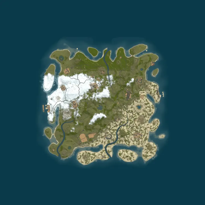 Map of [RU/PVP/45MAX] Classic Vanilla