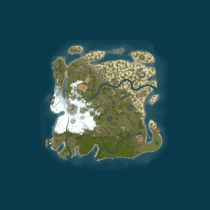 Map of RUSTX [x10 | SOLO/DUO/MAX 3 | Loot+ | Skins] WIPE 06.10